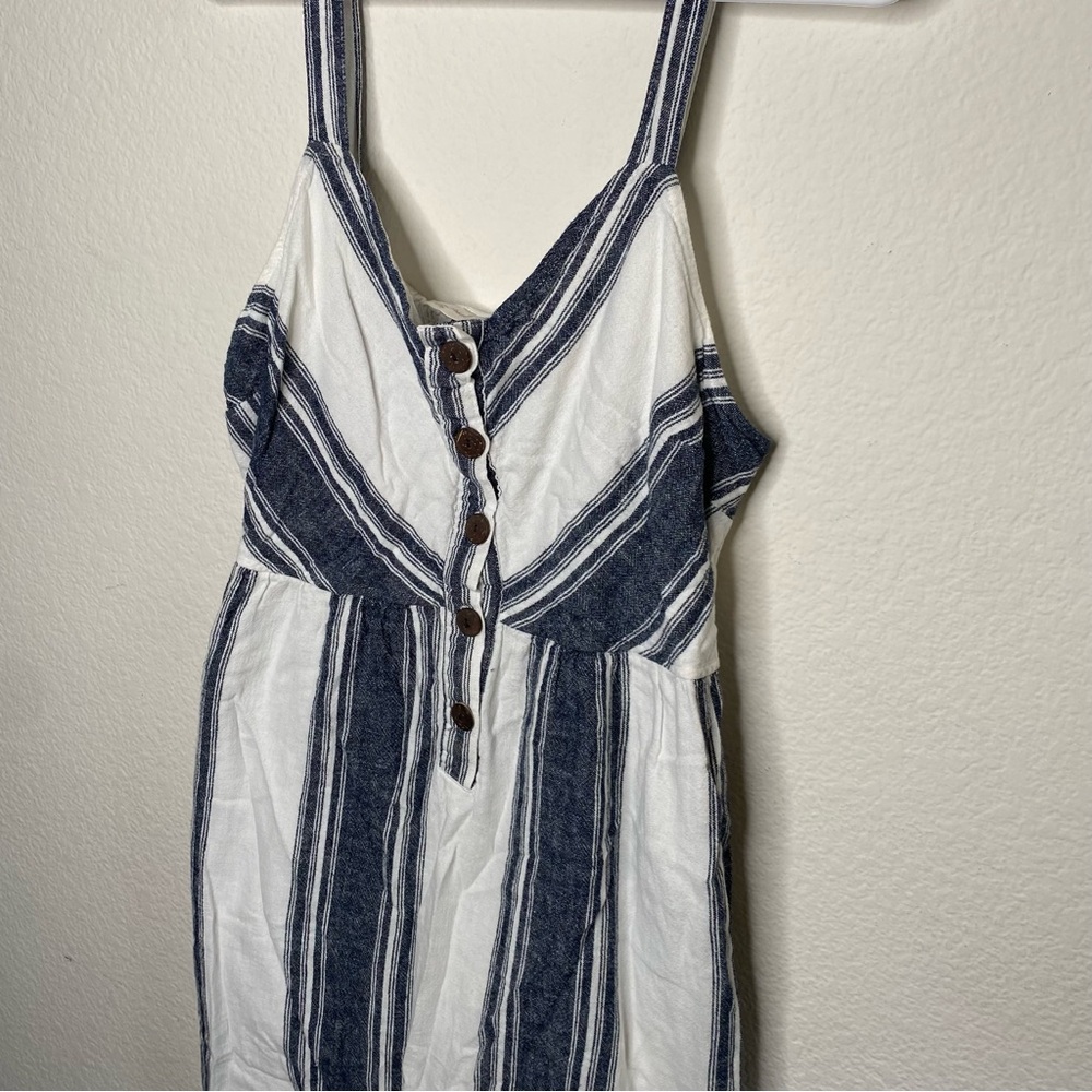 Linen midi dress - Picture 3 of 12